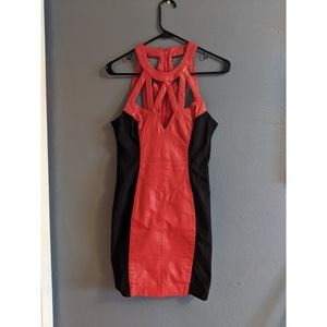 Wilson's Leather Experts | Red & Black Mini Dress